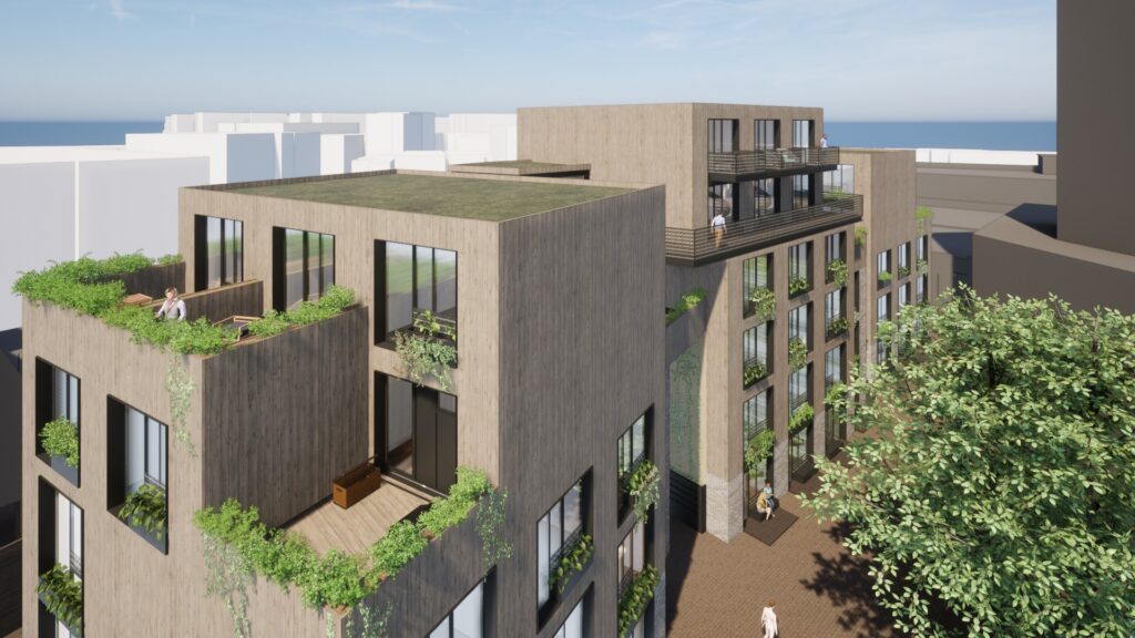 Brammelerdwarsstraat boven perspectief